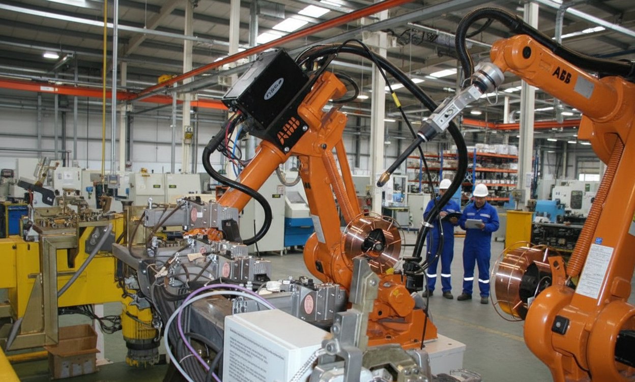 Proyecto de isla de soldadura fabricado por Industrias Rios S.L.