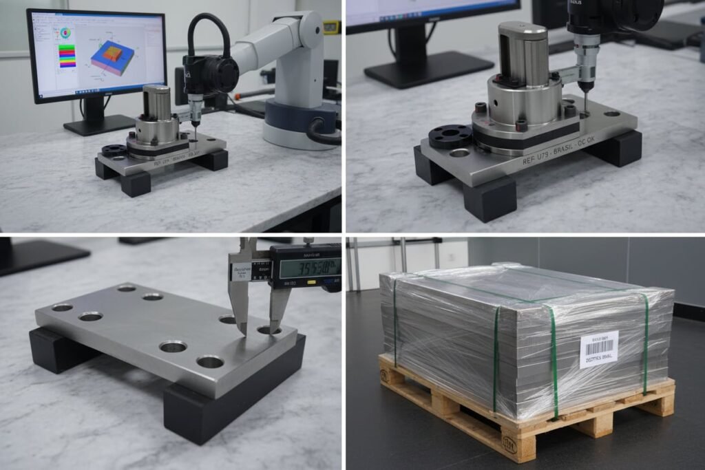 produccion de pletinas en serie para brasil
