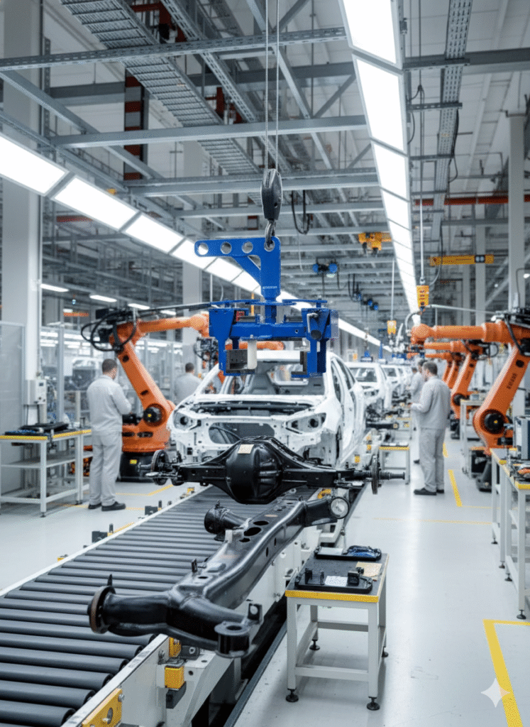 garra de carga para ejes de automoción