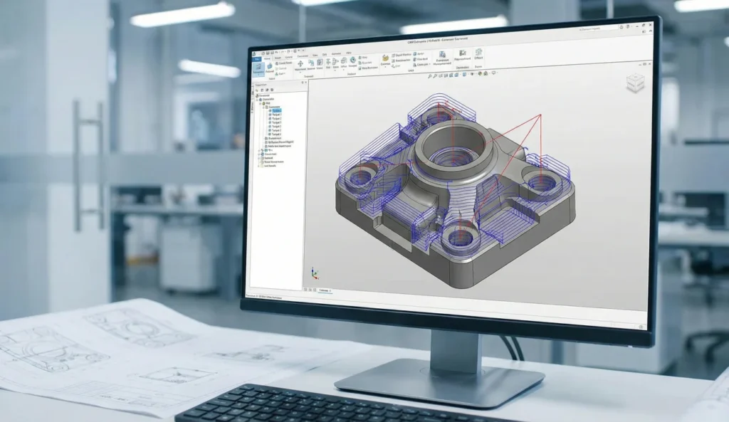 DIseño de pieza con software CAD / CAM