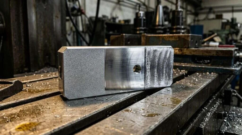 Acabados superficiales | Industrias Ríos Pieza de aluminio con distintos acabados superficiales, Industrias Ríos