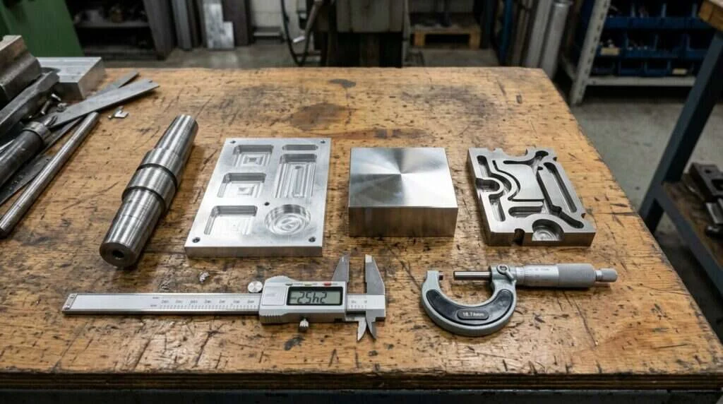 Procesos de mecanizado | Industrias Ríos Piezas obtenidas por distintos procesos de mecanizado en el taller de Industrias Ríos